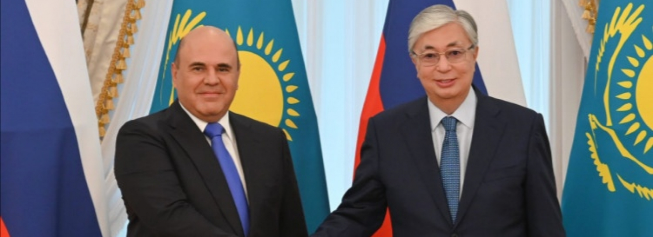 Қазақстан Президенті Ресей Үкіметінің төрағасы Михаил Мишустинмен кездесті