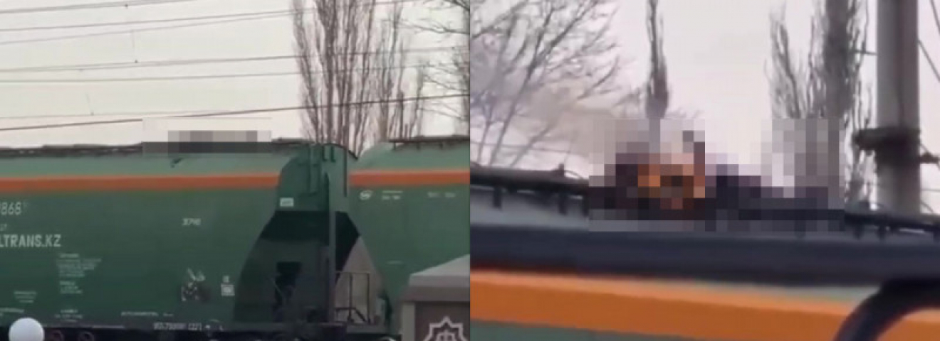 Поезд үстінде селфи жасамақшы болған бала тірідей өртеніп кетті