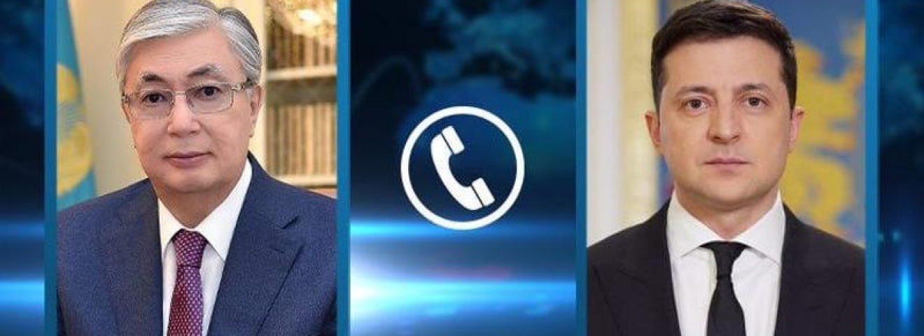 Қазақстан Президенті Украина басшысымен телефон арқылы сөйлесті