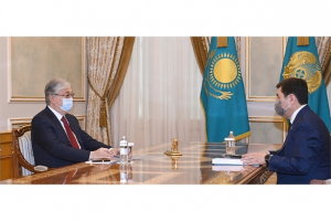 Мемлекет басшысы Парламент Мәжілісінің төрағасы Ерлан Қошановты қабылдады