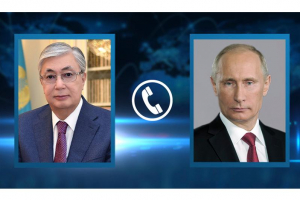 Мемлекет басшысы Ресей президентімен телефон арқылы сөйлесті