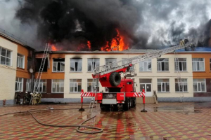 Павлодарда мектептің 200 шаршы метр аумағы өртеніп кетті