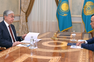 Мемлекет басшысы Сенат төрағасы Мәулен Әшімбаевты қабылдады