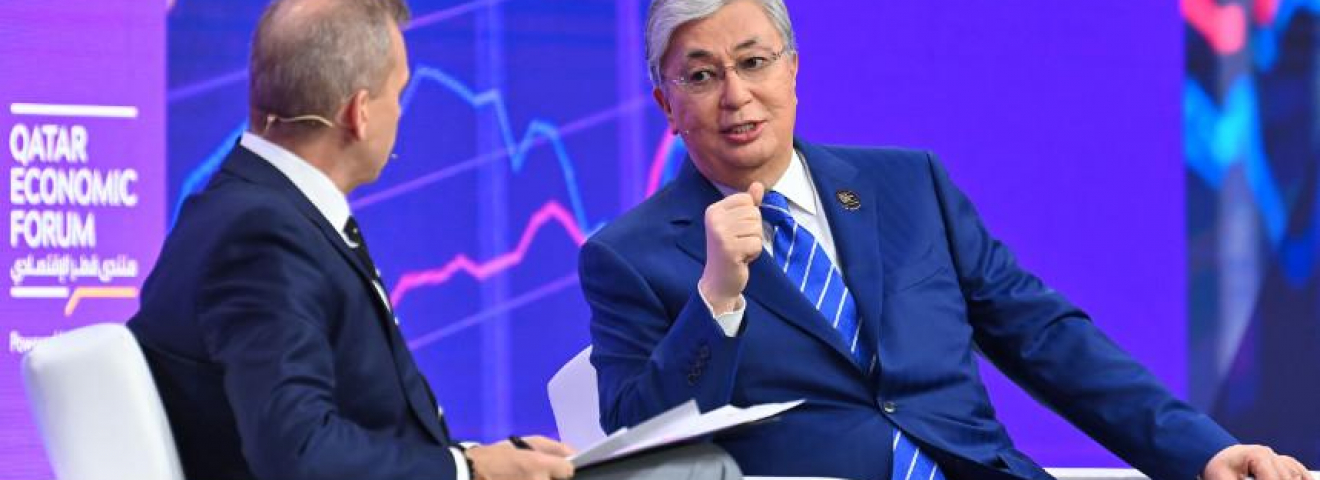 ҚР Президенті Ресей-Украина қақтығысын бейбіт жолмен реттеуге қатысты пікір білдірді