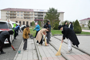 В АКЦИИ «КИЕЛІ МЕКЕН» ПРИНЯЛИ УЧАСТИЕ И ВЕТЕРАНЫ