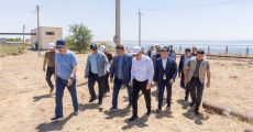 Олжас Бектенов Шардараға барып, облыстың су жағдайымен танысты