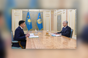 Президент Шымкент қаласының әкімі Ғабит Сыздықбековті қабылдады