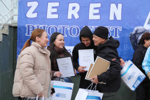 Зерендіде БАҚ фототілшілері ЕҰУ студенттеріне арналған шеберлік сабағын өткізді