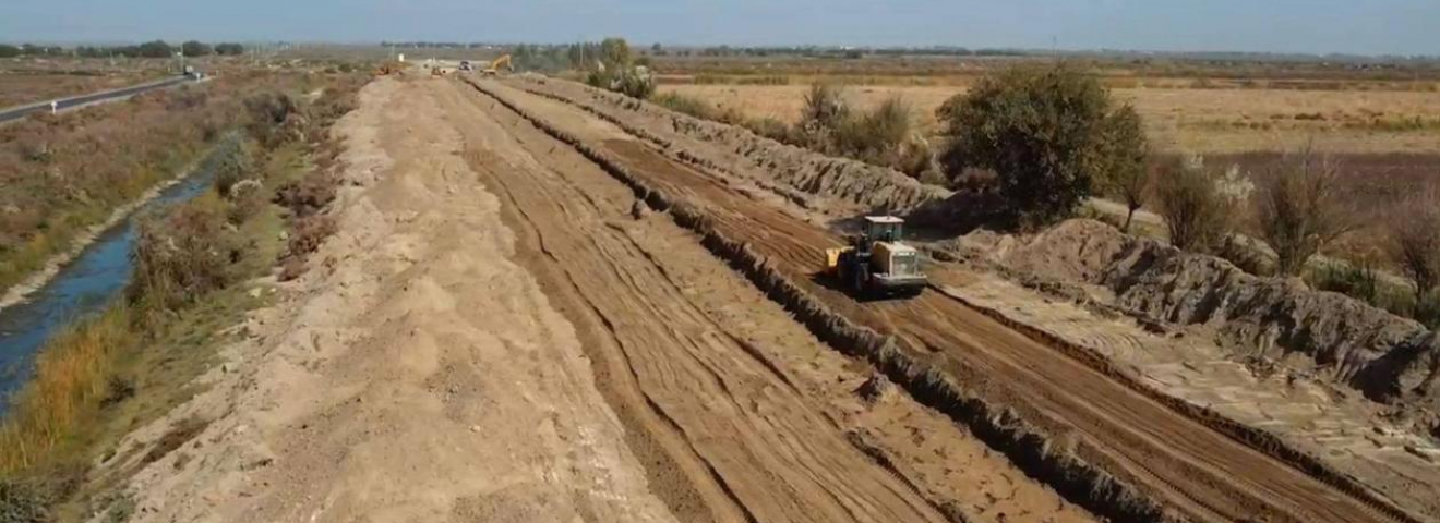 Түркістан облысында ұзындығы 15 шақырым болатын каналдың реконструкциясы басталды