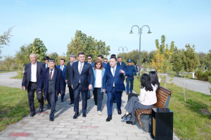 Түркістан қаласында «Парасат» саябағы пайдалануға берілді