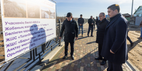Олжас Бектенов БҚО-ға жұмыс сапары аясында абаттандыру жөніндегі Президент тапсырмаларының орындалу барысымен танысты