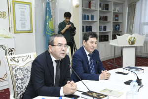 Жазушының жаңа кітаптары таныстырылды