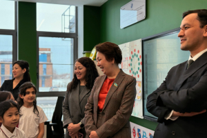 Мәжіліс вице-спикері Дания Еспаева Kemel Bilim халықаралық мектебіне барды