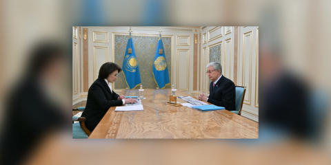 Мемлекет басшысы Денсаулық сақтау министрі Ақмарал Әлназарованы қабылдады
