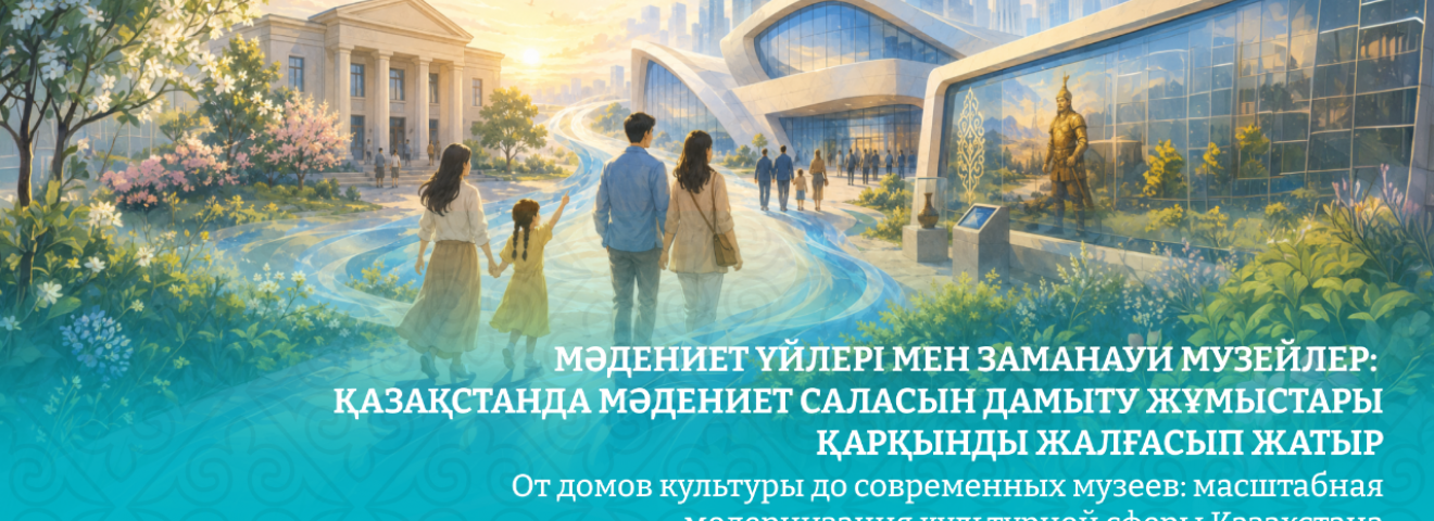 Мәдениет үйлері мен заманауи музейлер: Қазақстанда мәдениет саласын дамыту жұмыстары қарқынды жалғасып жатыр