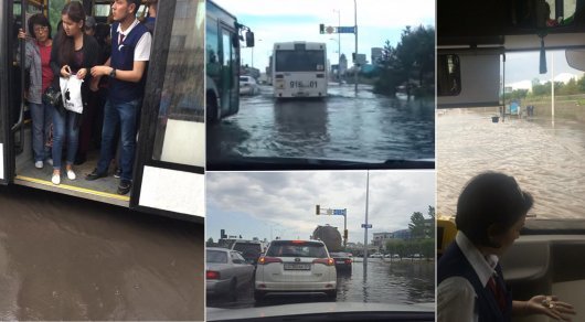 Астана 15 минутта Венецияға айналды (фото/видео)