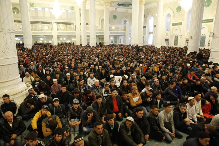 Астанада Құрбан айт намазына 45 мың мұсылман жиналды (фото)