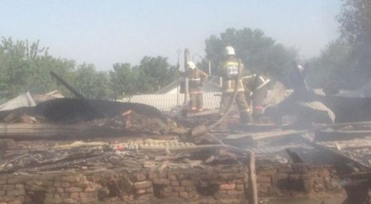 Сарыағаш ауданында өртенген көлік ішінен үш жасар баланың денесі табылды