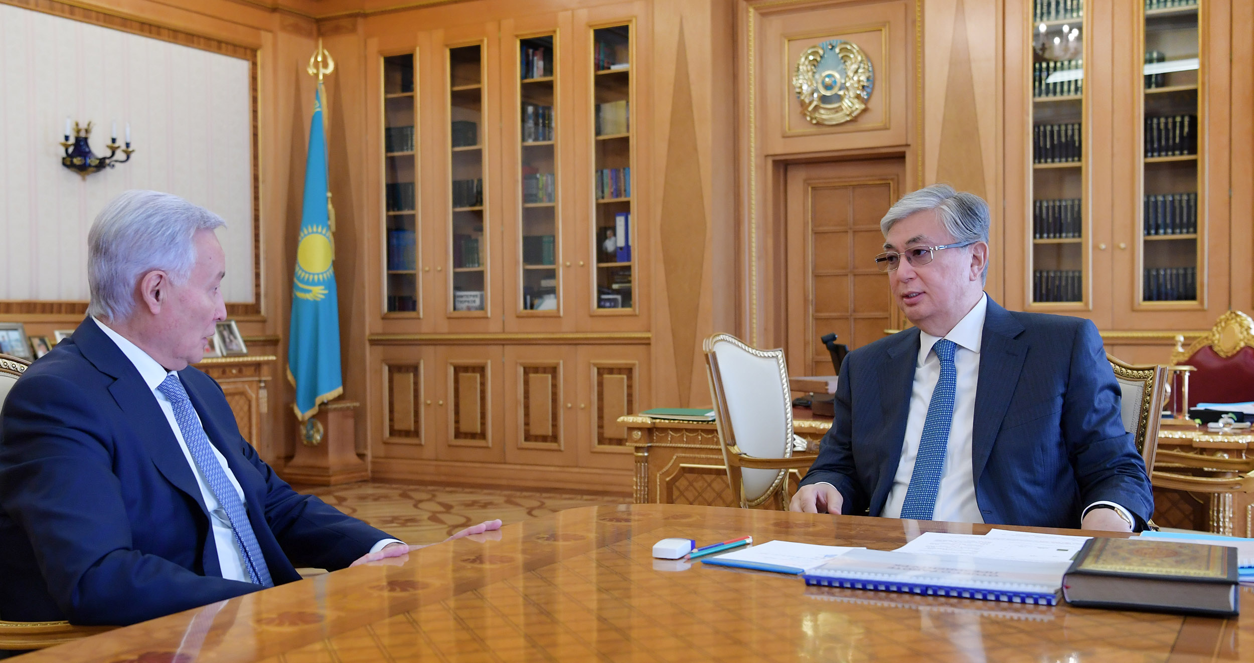 Қазақстан Президенті  «Ұлттық ғылыми медицина орталығы» АҚ басқарма төрағасы Абай Байгенжинді қабылдады