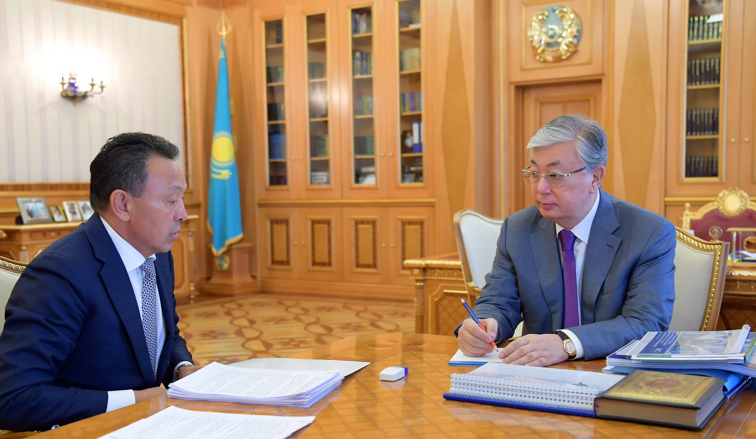 Қазақстан Президенті Сауат Мыңбаевты қабылдады