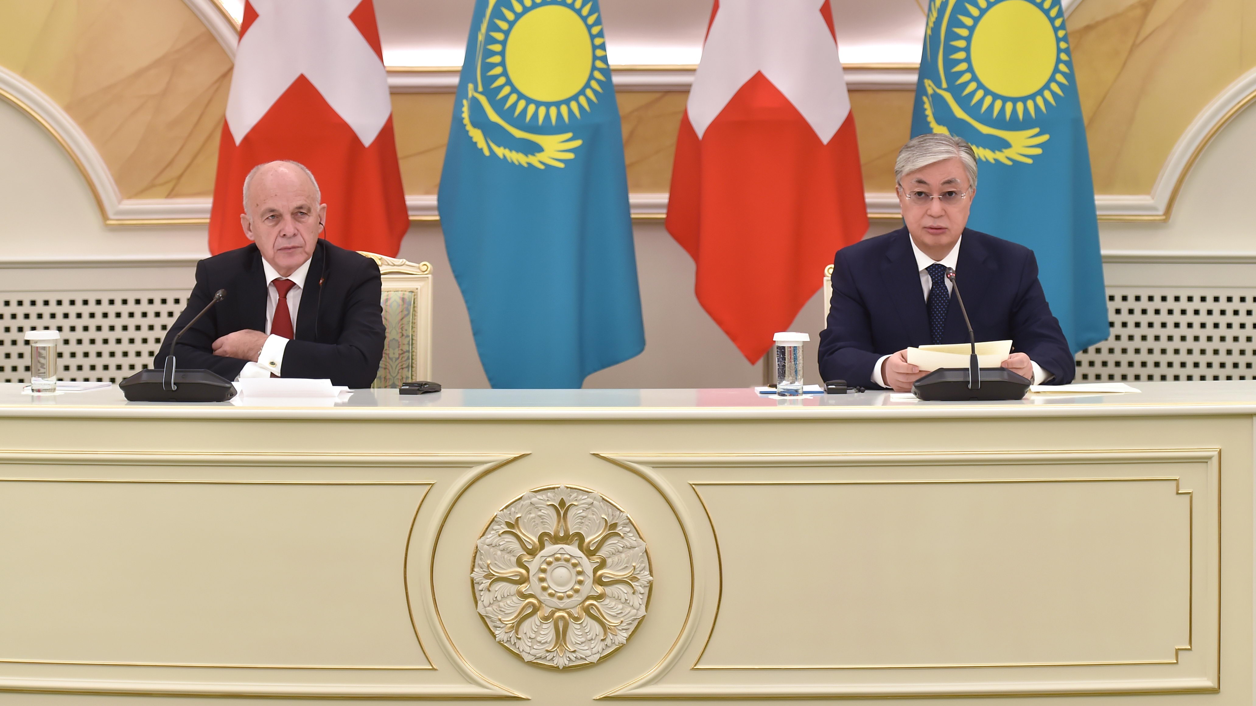 Тоқаев: Қазақстан мен Швейцарияның өзара тауар айналымы 3 миллиард доллардан асты