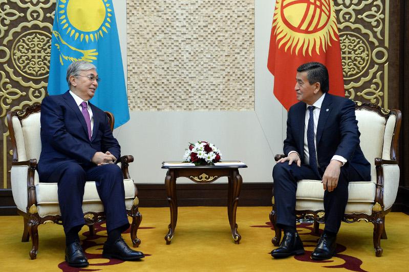 Бішкекте Қазақстан мен Қырғызстан Президенттерінің келіссөздері басталды