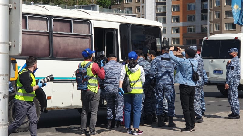 Заңсыз митингілер кезінде 53 адам ұсталды - ІІМ