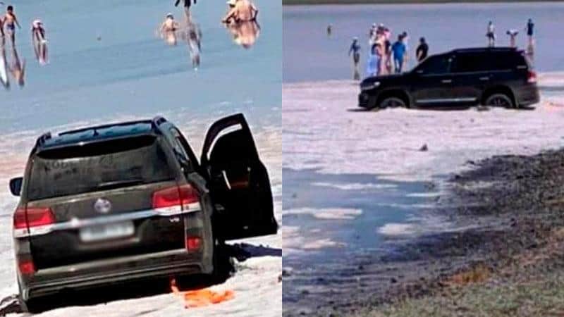 Көбейтұзға көлікпен кіріп кеткен жүргізушіге айыппұл салынды