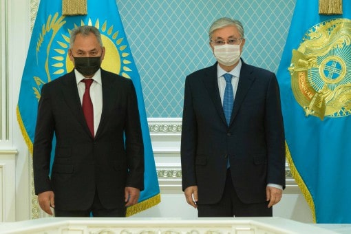 Тоқаев Ресейдің Қорғаныс министрі Шойгуді қабылдады