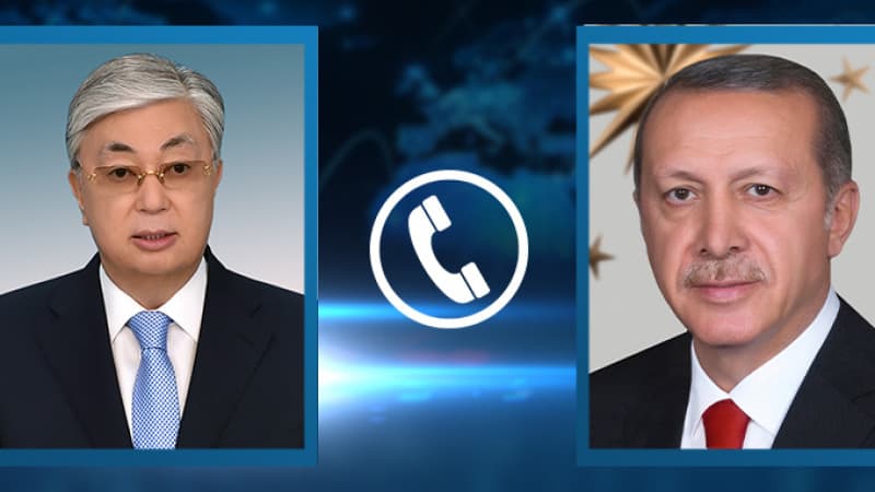 Қасым-Жомарт Тоқаев Режеп Тайип Ердоғанмен телефон арқылы сөйлесті
